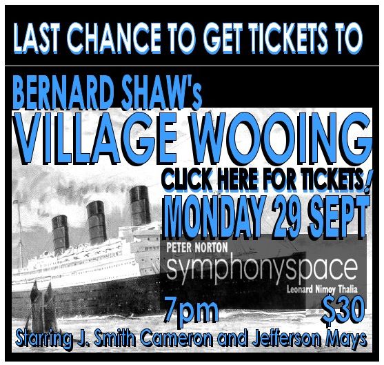 bernard shaw village tickets